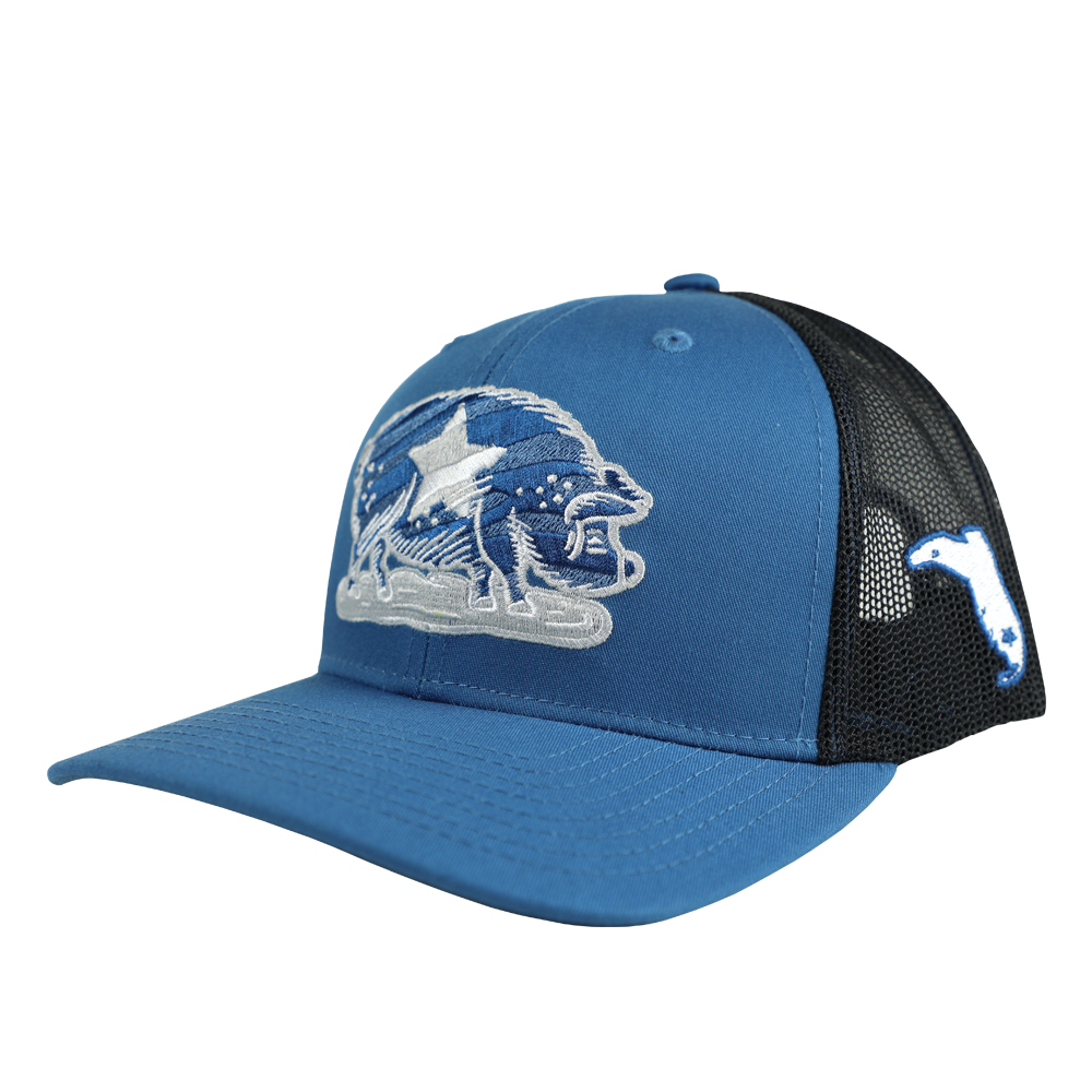 COOK SHACK HAT - BONNIE PIG - OCEAN BLUE