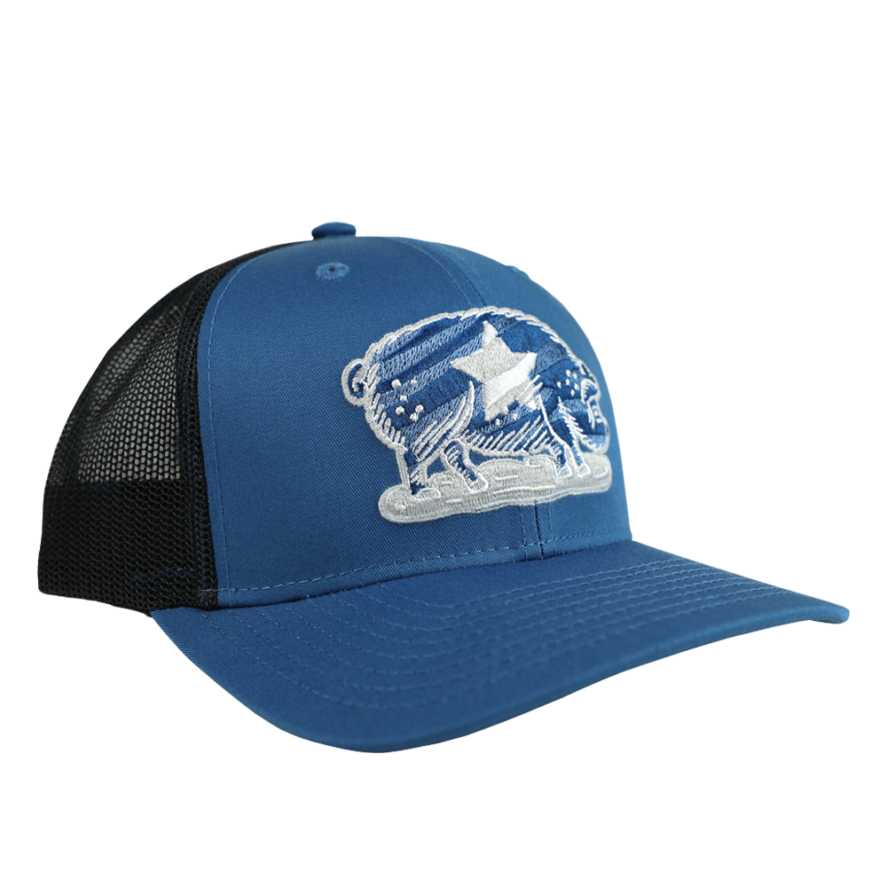 COOK SHACK HAT - BONNIE PIG - OCEAN BLUE