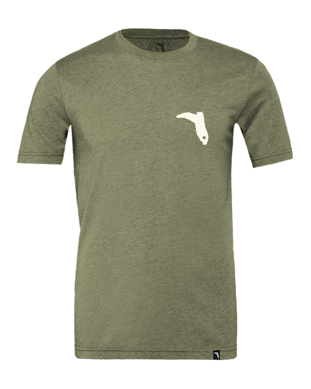 COOK SHACK STATE PIG SHIRT S/S - HEATHER OLIVE