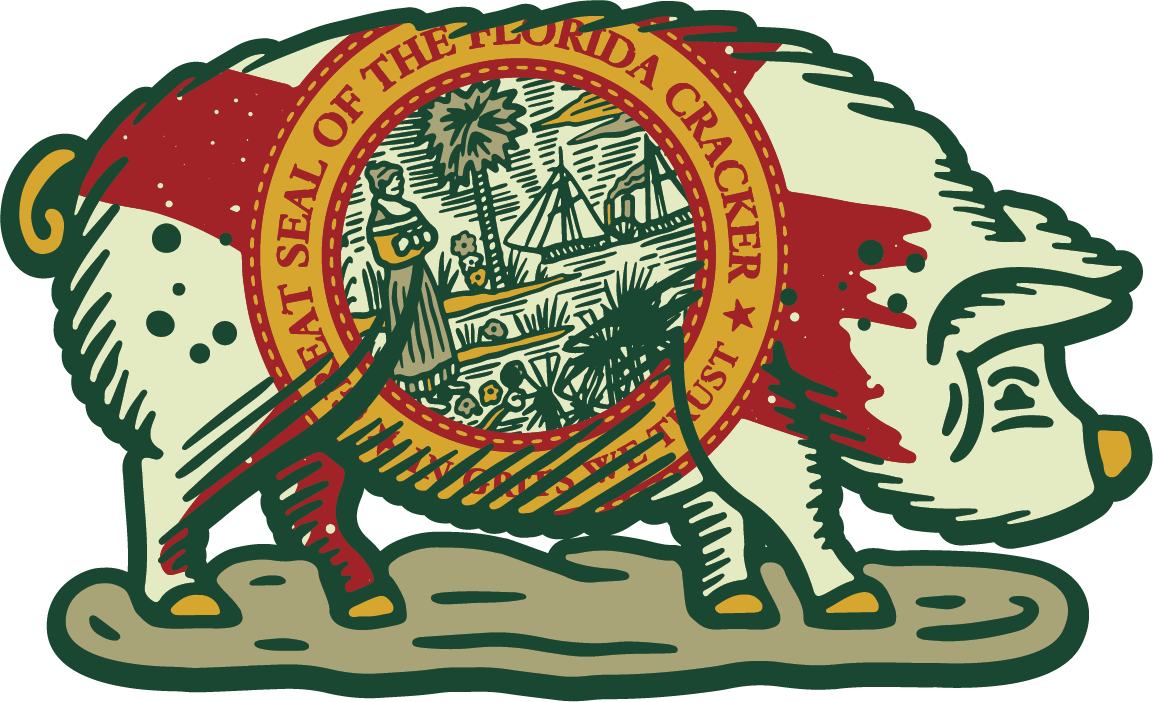 COOK SHACK DECAL - STATE PIG