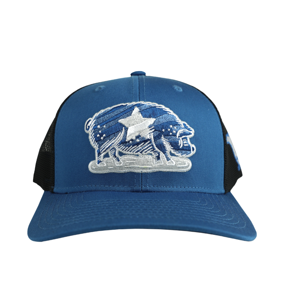 COOK SHACK HAT - BONNIE PIG - OCEAN BLUE